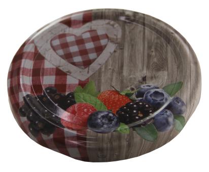 Deckel TO 82 Frucht/Holzmotiv 