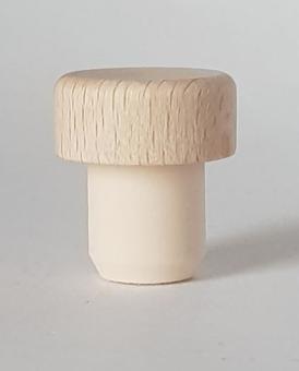 Handgriffkorken flach 24er 48/15 PE natur glatt 