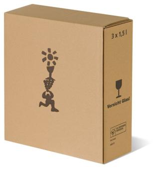 3er Stehbox Magnum Sekt/Wein Umkarton 