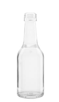 Geradehalsflasche PP22  0,1 weiss 
