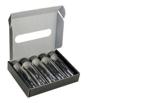 Provetta 50 ml 5er Karton schw.  Pack á 25 St. schwarz 