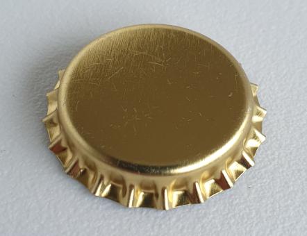 Kronkorken 26mm gold 