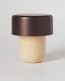 Handgriffkorken flach 19er 29,5/13,5 dunkelbraun unit 