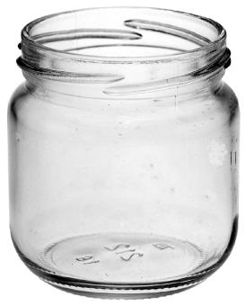 Weithalsglas 0,212 l TO 66 weiss nieder 