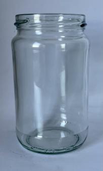 Weithalsglas 0,370 L TO66 weiss 110mm 