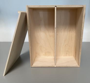 Holzkasette 2x0,5 Nocturne/Oslo Buche natur Schiebedeckel 