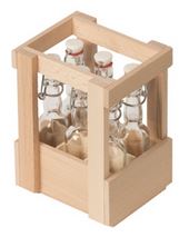 Holz-Steige f. 6 x 0,1 Platin 